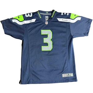 SEATTLE SEAHAWKS NFL FOOTBALL JERSEY RUSSELL WILSON #3 YOUTH XL ADULT S - Picture 1 of 7