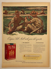 Vintage Paul Mall Cigarettes / Tobacco Advertisement WW2 Soldiers c.1940
