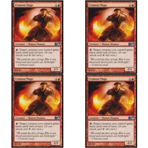 4 x CRIMSON MAGE NM M12 MTG Red - Human Unc - Bild 1 von 1