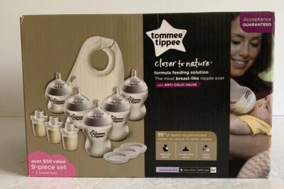 Tommee Tippee Closer To Nature Formula Feeding Solution NEW in Box 9-Piece Set - Image 1 of 4