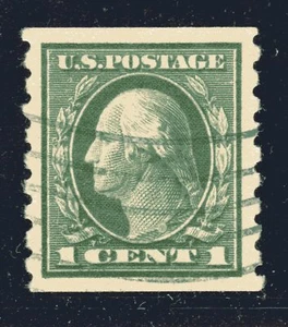 EE. UU. SELLO #412 BOBINA --- 1c WASH-FRANK DEFINITIVO -- 1912 - USADO PREMIUM - Imagen 1 de 2