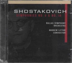 Shostakovich Symphony Nos. 6 and 10" (Dallas So, Litton) (2 -CD's) (UK IMPORT) - Foto 1 di 3