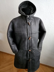 Lammfellmantel Dufflecoat Gr. M Grau TOP! - Bild 1 von 8