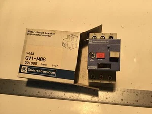 Telemecanique GV1 M06 021005 Motor Circuit Breaker 3ph 660V 50/60Hz New (212) - Picture 1 of 4