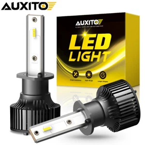 AUXITO H1 LED Headlight Bulbs Super White 20000LM Kit High Low Beam CANBUS - Picture 1 of 16