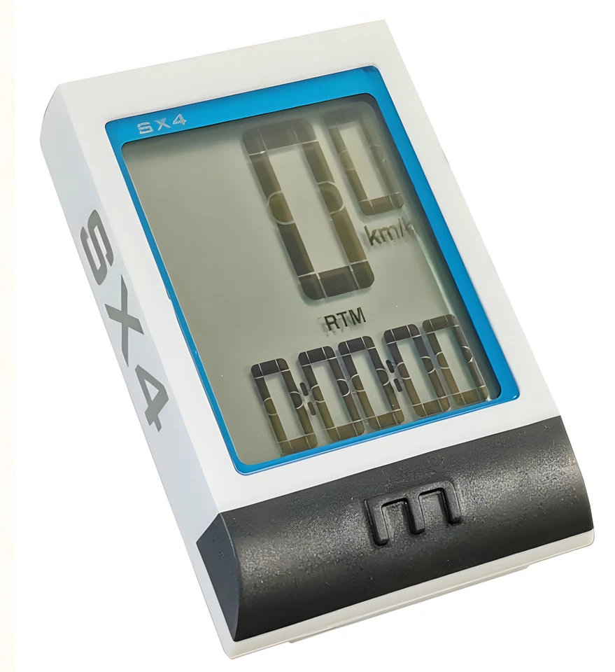 Pro SX4 Funk Fahrradcomputer weiss Fahrradtacho kabellos 12 Funktionen Tacho - Bild 1 von 4
