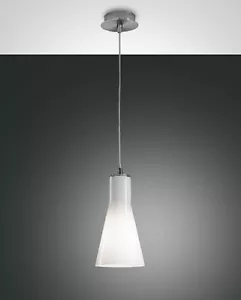FABAS LUCE 2753-40-138 SOSPENSIONE DIANA E27 1X60W vetro soffiato - Foto 1 di 1