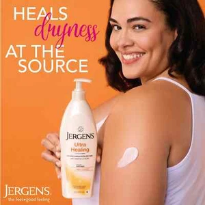 Jergens Ultra Healing Hand And Body Lotion Dry Skin Moisturizer, Vitamins C, E, - Foto 1 di 2