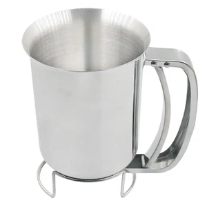 Stainless Steel Pancake Batter Dispenser Manual Separator Cake Batter Dispens... - Picture 1 of 6