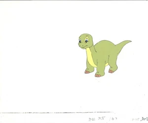 Dink the Little Dinosaur Animation Cel n Zeichnung Ruby Spears 1989-91 D926 - Bild 1 von 1