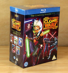 Clone Wars - Saisons 1 à 5 Complet - Blu-Ray - Français English subt. Nederlands
