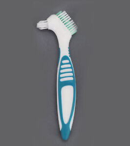 1Pack Denture Cleaning Brush Multi-Layered Bristles False Teeth Ergonomic Rubber