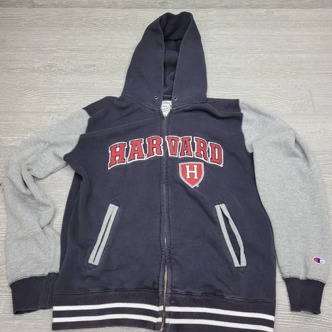 Champion Harvard University Crimson Full Zip Jacket Size Medium Cover