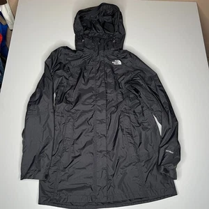 The North Face Women’s HyVent Rain Jacket Black Size M Waterproof Hooded Outdoor - Bild 1 von 8