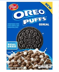Post Oreo Puff Chocolate Breakfast Cereal, 10 oz Box_NEW - Picture 1 of 3