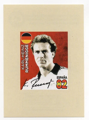 #C4 Karl-Heinz Rummenigge Panini FIFA World Cup Russia 2018 Swiss Gold Edition - Image 1 of 2