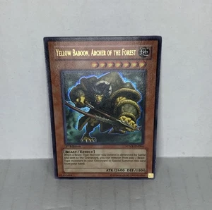 Yu-Gi-Oh! Gelber Pavian, Bogenschütze des Waldes SOVR-DE084 Ultra Rare 1. Auflage LP - Bild 1 von 8