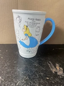 Disney Store Alice im Wunderland Classic Collection Animationskunst Latte Becher 24 Unzen - Bild 1 von 3
