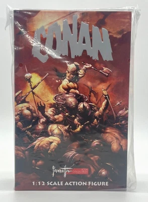 Boneco de ação ICON Collectibles Frank Frazetta's Conan The Barbarian escala 1:12 - Imagem 1 de 4