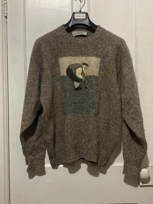 Suéter Pringle Of Scotland Vintage Años 80 Lana Gráfico Talla M Foto 1 de 4