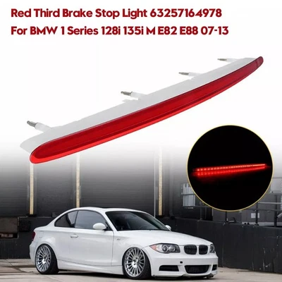Red Third Brake Stop Light 63257164978 For BMW 1 Series 128i 135i M E82 E88# Foto 1 de 4