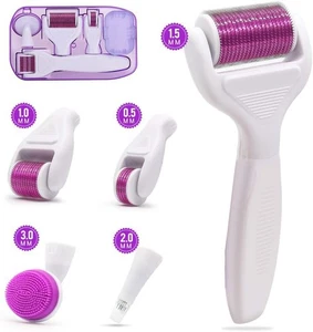 Derma Roller Set, Mikronadel Microneedling, für Gesichtsbehandlung Narben Falten - Bild 1 von 6