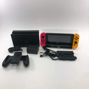 Nintendo Switch v1 Video Game Console HAC-001 Black Broken Left Controller - Picture 1 of 9
