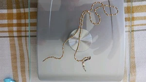 22K Gelbgold Halskette 6g gebrochenes Glied 15 Zoll - Bild 1 von 5
