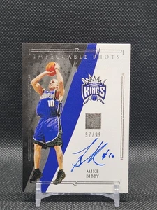 390@ 2020-21 Impeccable Impeccable Shots Signatures Mike Bibby #IS-MBI /99 - Bild 1 von 2