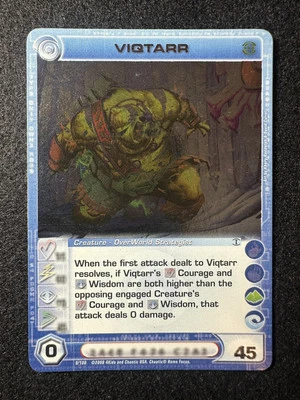 Chaotic Max E 45 Viqtarr 9/100 SS 1st Edition Foil Rare NM - Image 1 of 2