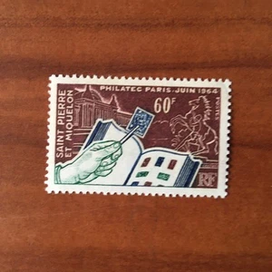 Saint Pierre et Miquelon 371 ** MNH Philatec serie coloniale année 1964 - Imagen 1 de 1