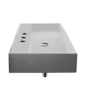 Nameeks 8031/R-60-Three Hole Scarabeo 23-5/8" Ceramic Wall - White - Picture 1 of 8