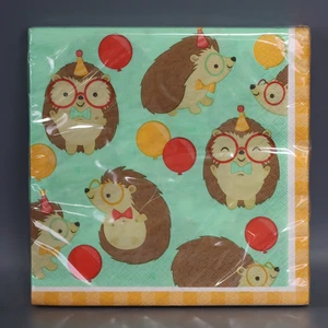 Creative Converting Hedgehog Party Napkins, 16 ct ( Pack of 6 ) - Picture 1 of 3