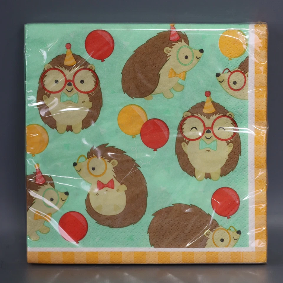 Creative Converting Hedgehog Party Napkins, 16 ct ( Pack of 6 ) - Image 1 of 3