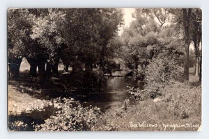 RPPC AÑOS 20. LOS SAUCES. TYRINGHAM, MASA. POSTAL RR23 - Imagen 1 de 2