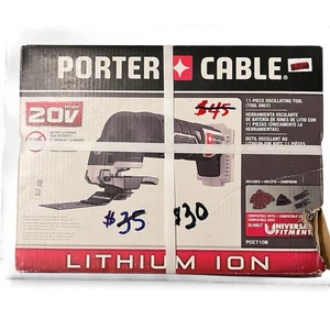 Porter Cable PCC710 20V MAX Cordless Oscillating Multi-Tool - 11 Piece - New - Picture 1 of 8