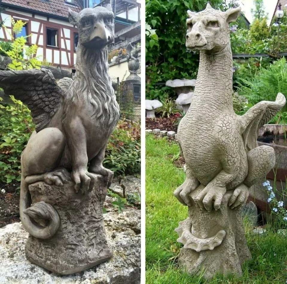 Mittelalterliche Drachenstatue Aus Kunstharz – Gotischer Regalsitzer, 20,3 Cm Hoch – Für Innen & Außen, Deko Für Zuhause Oder Garten