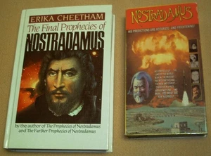 Nostradamus : The Final Prophecies of Nostradamus 1989 HC book  +  1988 VHS tape - Bild 1 von 4
