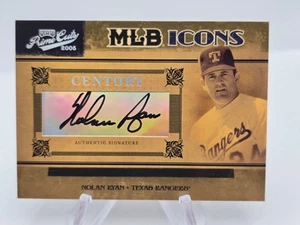 200 Nolan Ryan Playoff Prime Cuts MLB Icons Material Sig Prime 10/25 Autograph - Picture 1 of 4