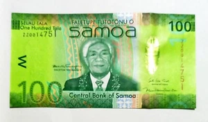 Samoa 100 Tala  Prefix ZZ Replacement UNC - Picture 1 of 2