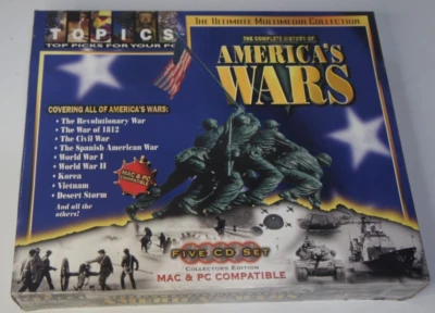 PC Big Box The Complete History of America's Wars PC CD-ROM 5 Disc Set - NEW - Image 1 of 4