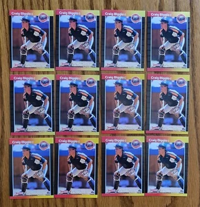 1989 Donruss Craig Biggio Rookie Card #561 Lot of 12 Error & Corrected - Bild 1 von 2
