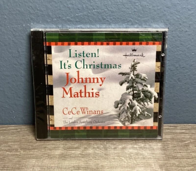 Listen It's Christmas By Johnny Mathis (CD, 1999) Hallmark Cards New Sealed - Image 1 of 2