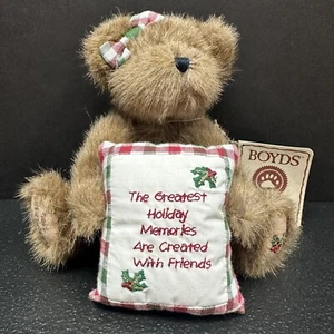 Boyds Bears The Head Bean Collection Beary Goodfriend 2004 firmado raro - Imagen 1 de 7