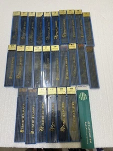 vtg staedtler mars leads H-6H lot of 27 - Picture 1 of 8