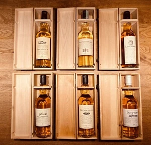 Flora Fauna Single Malt Whisky 1991 Wooden Box 6 exclusive limitierte Flaschen - Bild 1 von 4