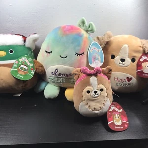 4 Squishmallows Avery Ente Opal Freundlichkeit wählbar Stevon Umarmungen 8 Zoll Andres 5 Zoll - Bild 1 von 19