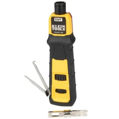 Klein Tool Impact Punchdown Tool 66/110 Blade Cuts Wires in CAT3, CAT5e CAT6/6A - Image 1 of 4