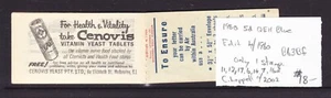 BOOKLET: 1960 5d QEII BLUE B63BF ONLY ONE STAMP IN IT JUST A COVER AND ADVERTS - Picture 1 of 1