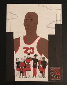 VTG Rare Michael Jordan's Restaurant Kids Menu and Activity New Chicago Bulls - Picture 1 of 3